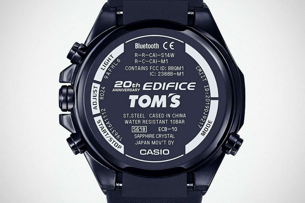 Casio EDIFICE ECB10 Gets Tom’s Racing Treatment For EDIFICE 20th