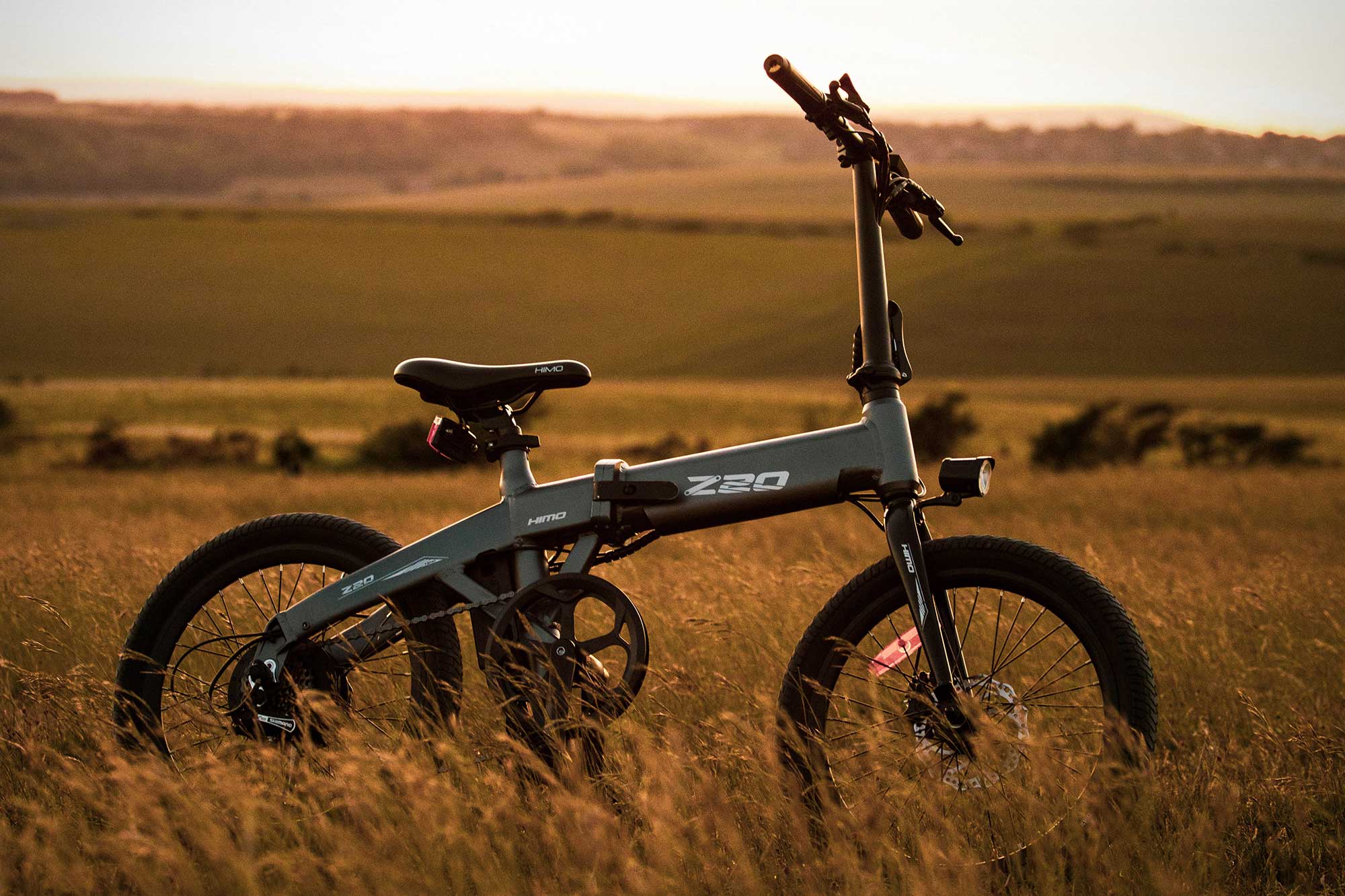 HIMO Z20 Dual Model Electric Bicycle Has Bicycle Pump Integrated Into