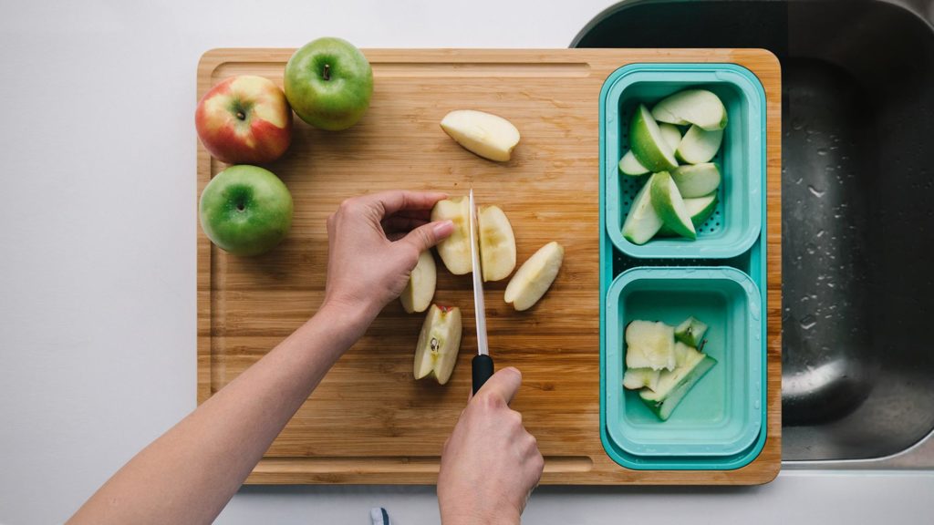TidyBoard Bamboo Cutting Board