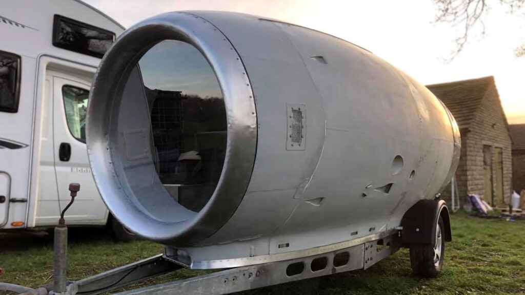 Custom Built VC10 Engine Camper Trailer