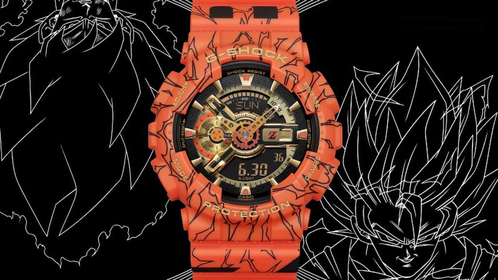 G-Shock Dragon Ball Z and One Piece Watches