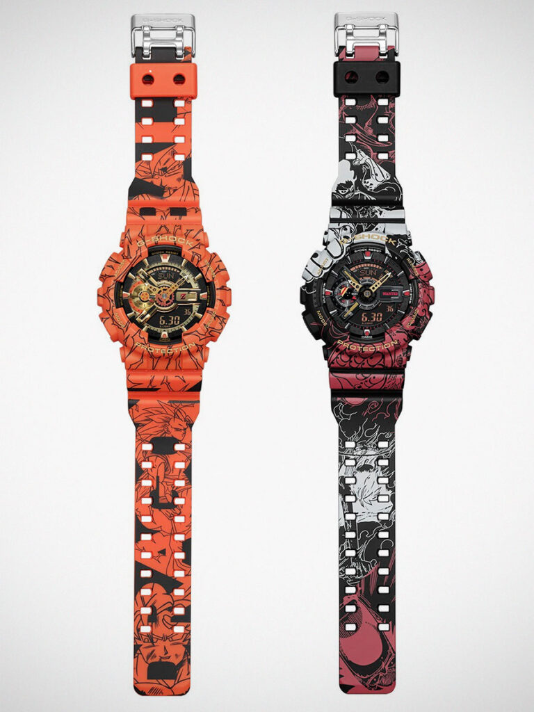 G-Shock Dragon Ball Z and One Piece Watches