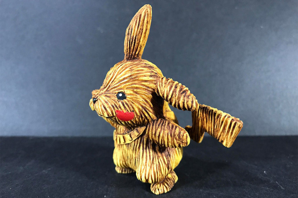 Kodykoala Pikachewie Custom Resin Figure