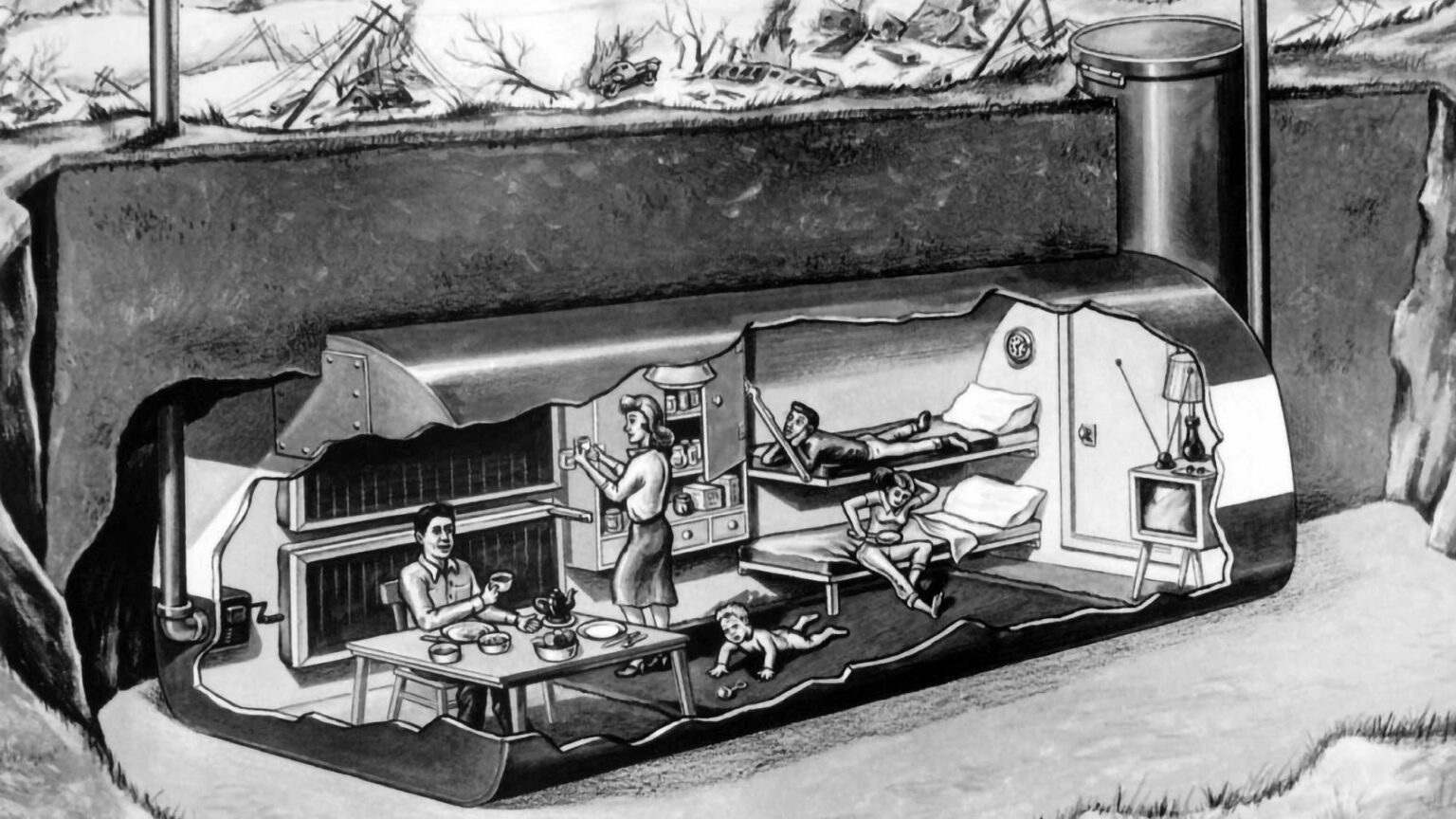 Infographic How to Build an Underground Bunker In 9 Steps