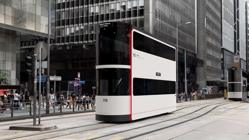 Island Driverless Tram Concept by Ponti Design Studio