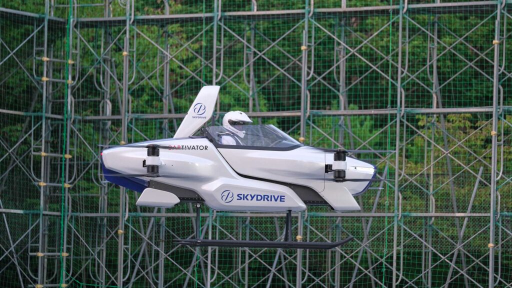 Japan’s SkyDrive Demoed Manned Flying Car