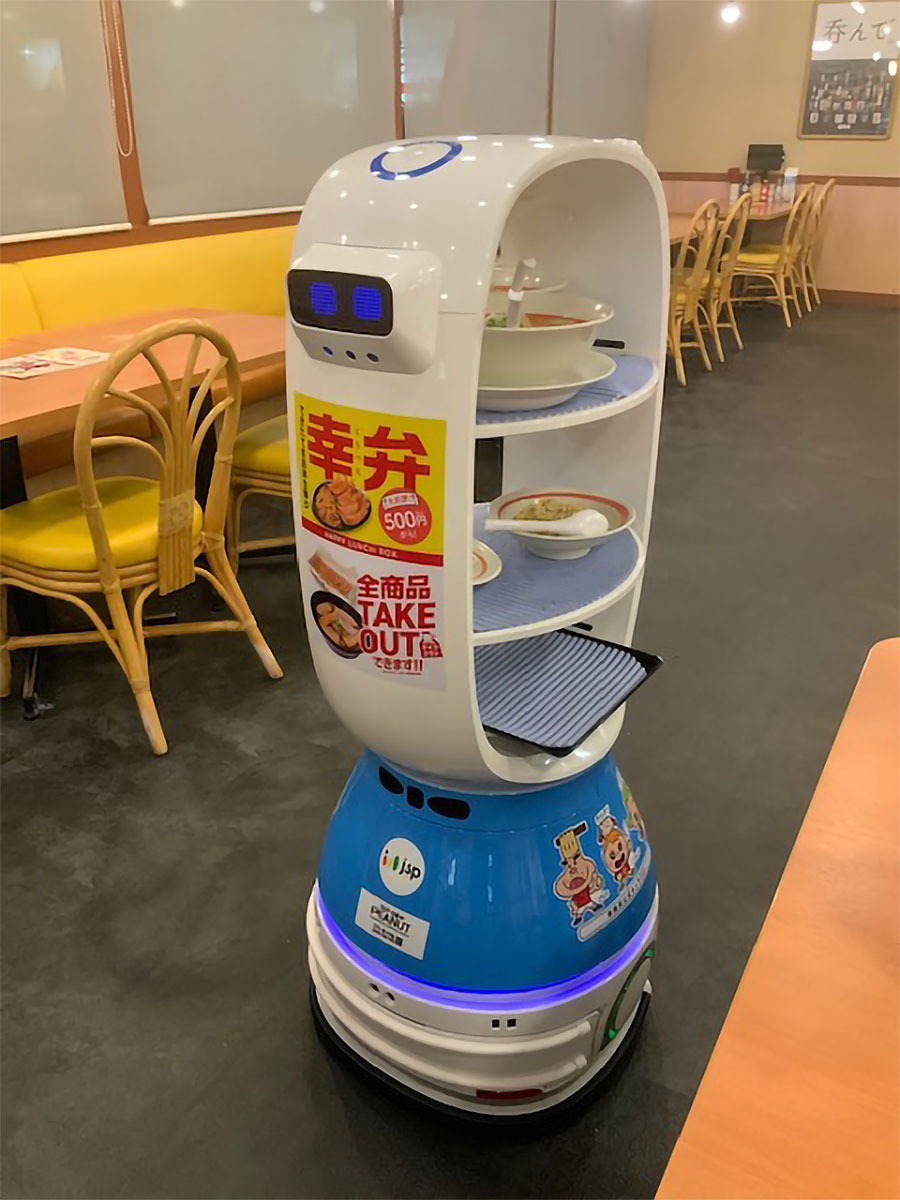 Japan’s Ramen Chain, Kourakuen, Deploys NonContact Robot Food Server