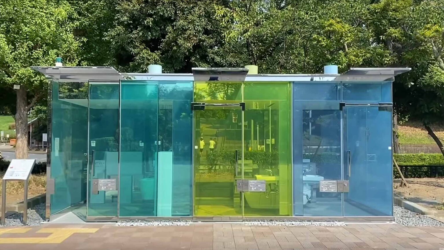 Are You Bold Enough To Use These Transparent Restrooms In Japan?