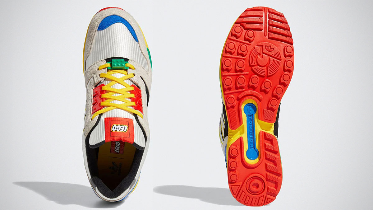 Here’s The Official Look At The LEGO x Adidas Originals ZX 8000