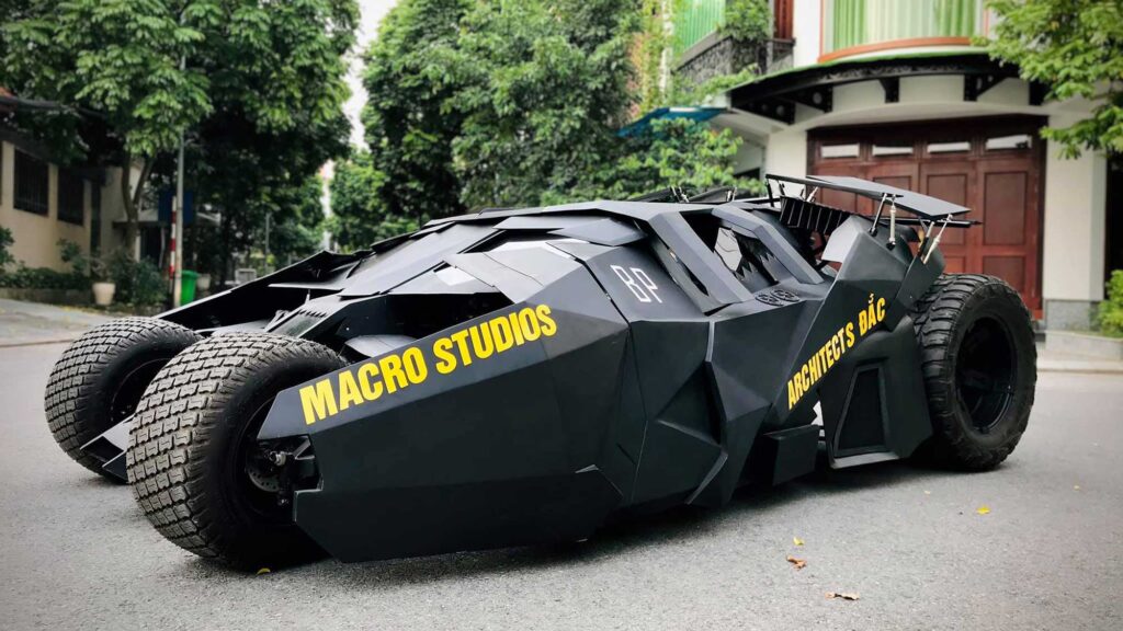 Vietnam College Student His Own Tumbler Batmobile