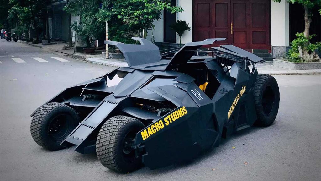 Vietnam College Student His Own Tumbler Batmobile