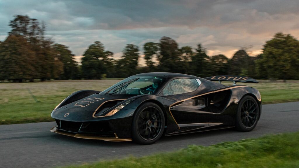 Lotus Evija Electric Car Goodwood Speedweek