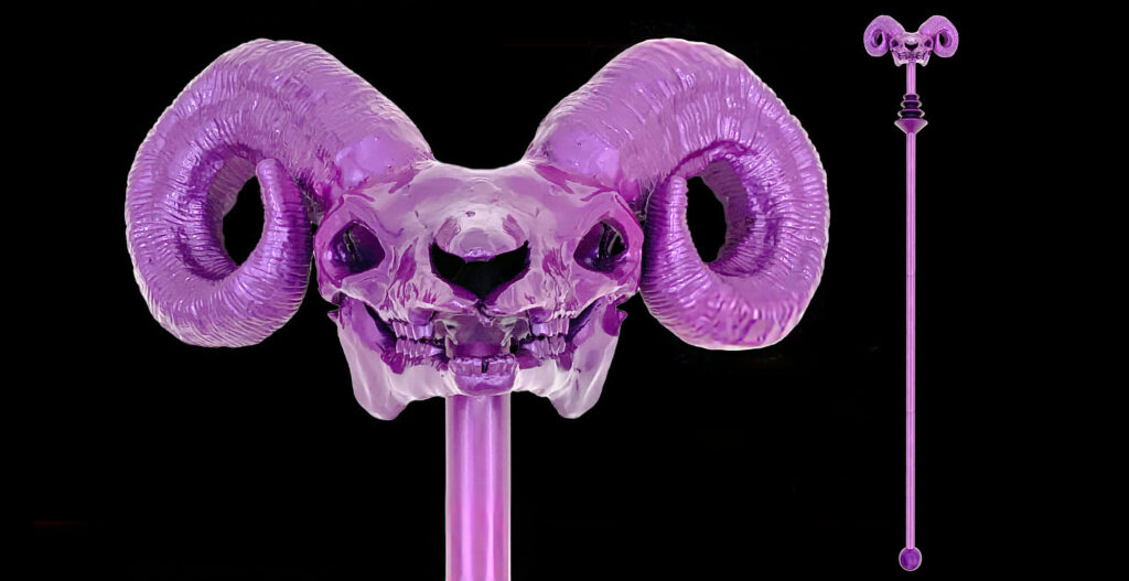 Masters of the Universe Skeletor Havoc Staff Replica