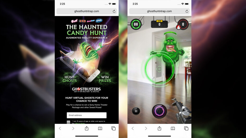 The Haunted Candy Hunt AR Experience