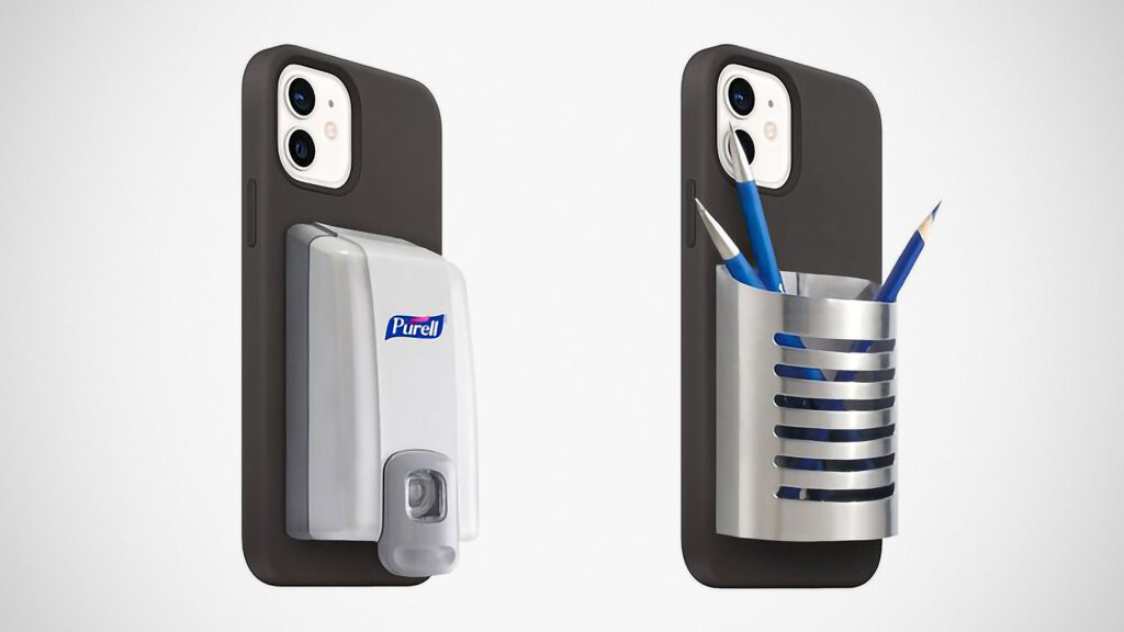 iPhone Purell Dispenser with MagSafe
