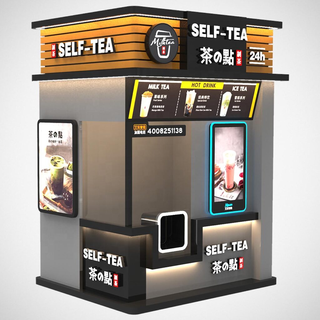 Robotic Arm Smart Milk Tea Vending Machine Robots Are Taking Over The