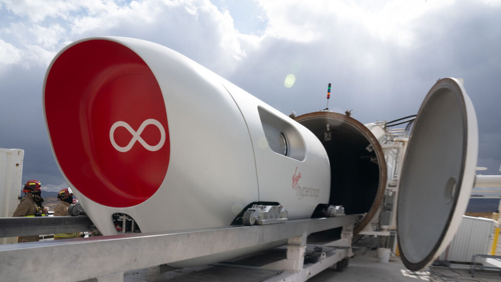 Virgin Hyperloop Made First Passengers Test
