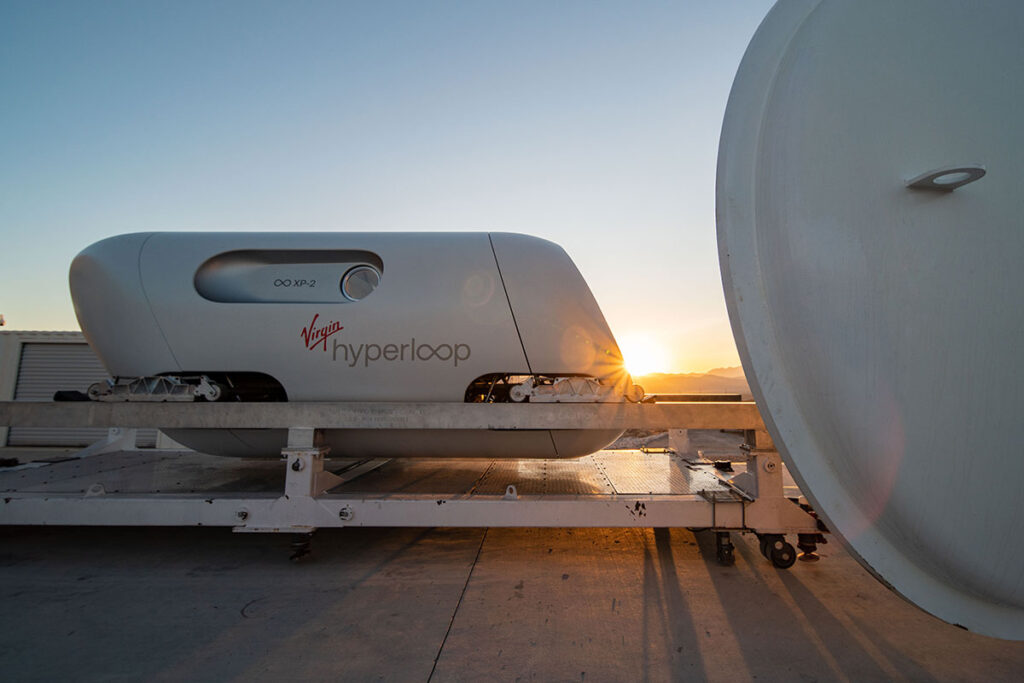 Virgin Hyperloop Made First Passengers Test