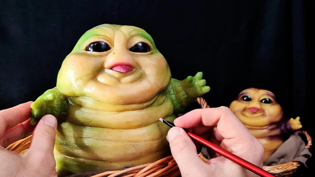 Baby Jabba the Hutt Sculpture by LoreCraft