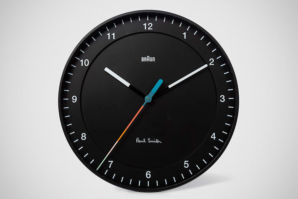 Paul Smith + Braun Wall Clock