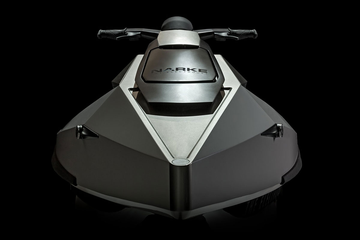 Narke GT95 Electric Jet Ski Cuts Thru The Water At 47 MPH Without The