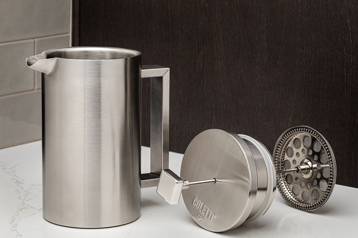 This Rugged, DesignedForCamping Coffee French Press Will Keep Coffee Hot For Longer