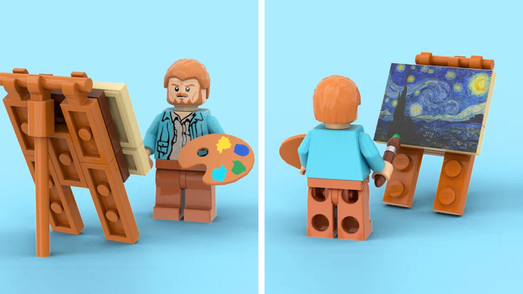 LEGO Ideas Vincent Van Gogh The Starry Night