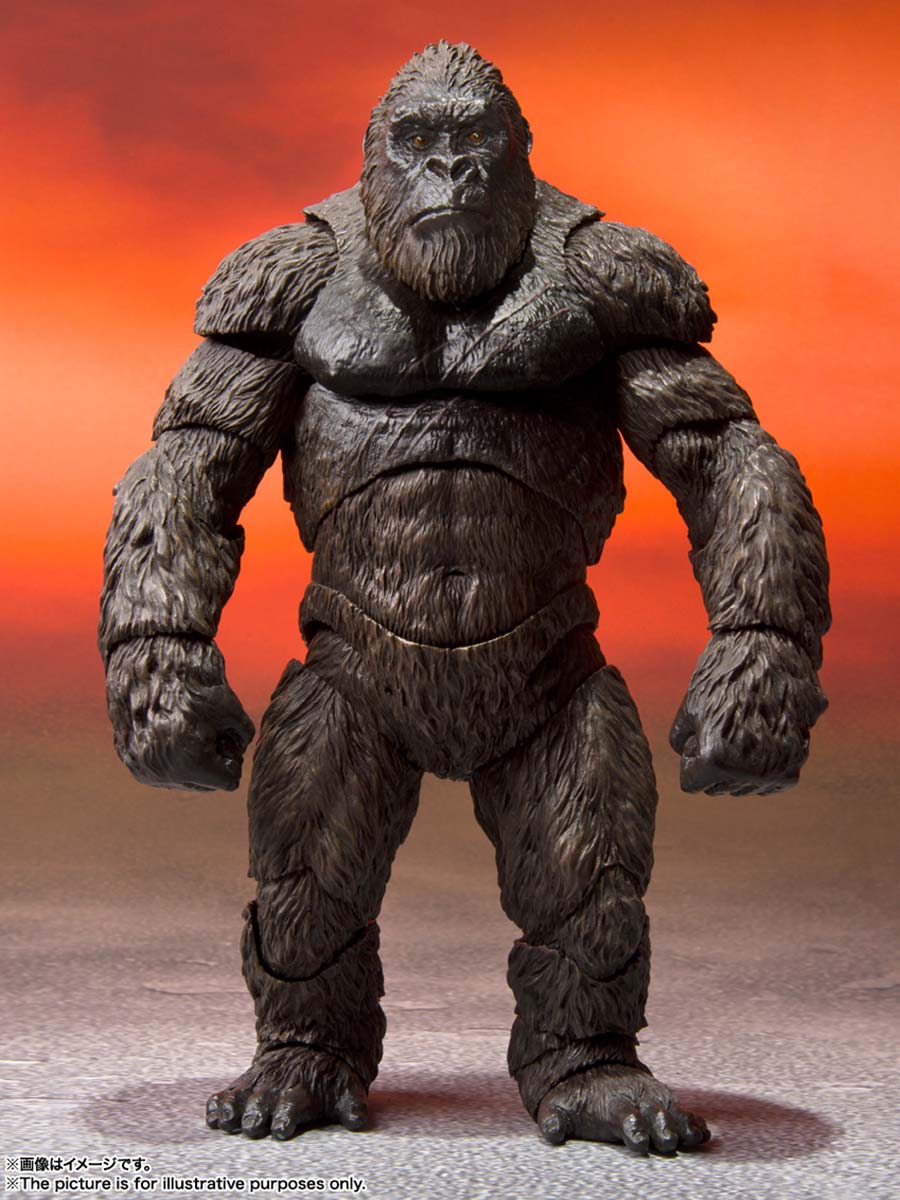 S.H.MonsterArts Godzilla vs. Kong Collectible Figures