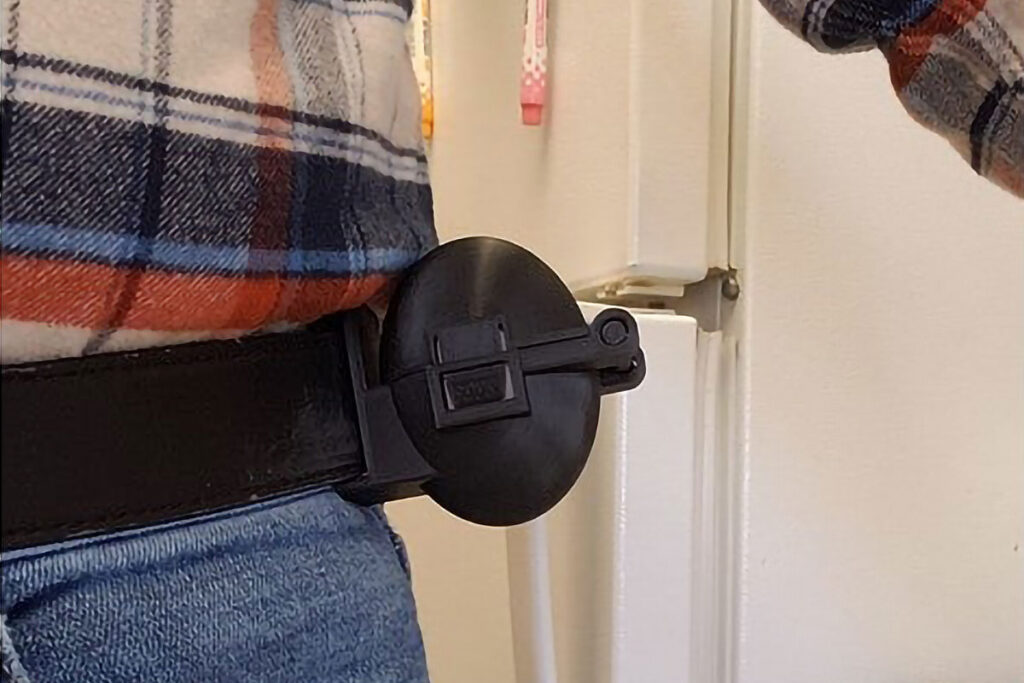 Tactical Belt-mounted Egg Holster with Latch