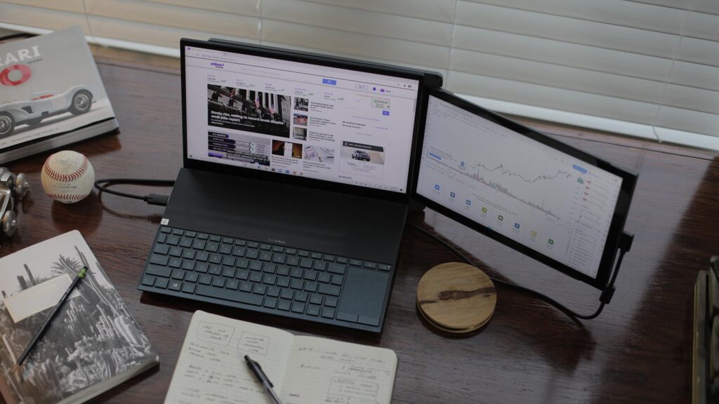 Duex Lite and Duex Plus Dual-screen Laptop Monitors