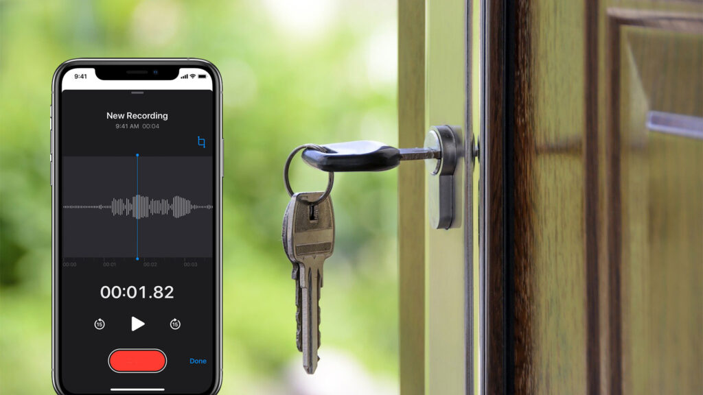 Smartphone Can The Shape Of Door Keys