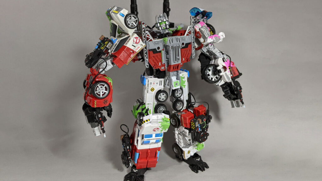 Custom Transformers x Ghostbusters Combiner Squad