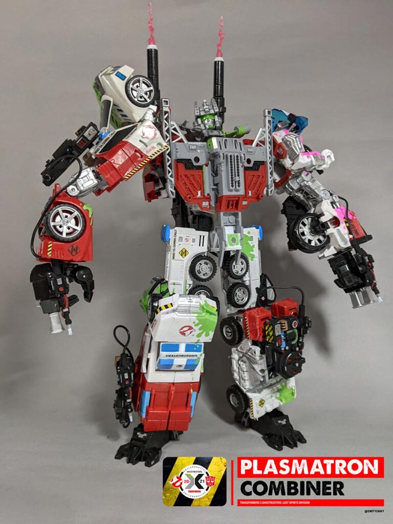 Transformers Combiner Figures Turned Into Ghostbusters Squad