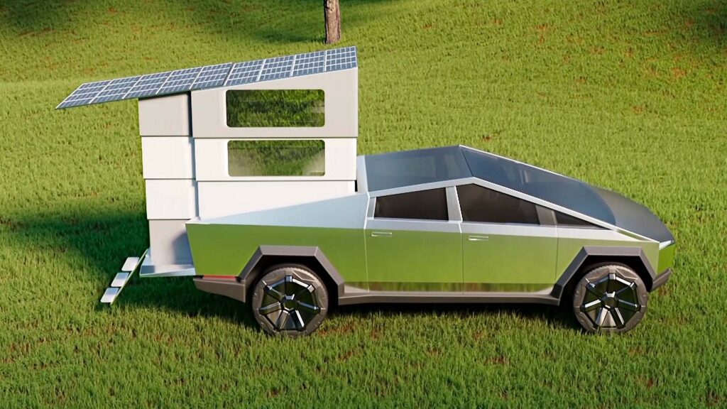 CyberLandr Pop-up Camper for Cybertruck