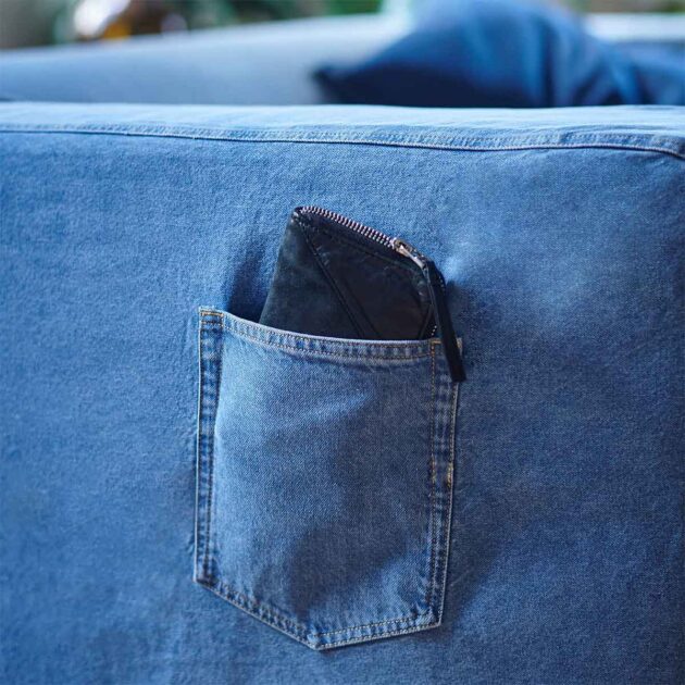 IKEA Partnered With MUD Jeans To Create KLIPPAN Sofa Cover Made From
