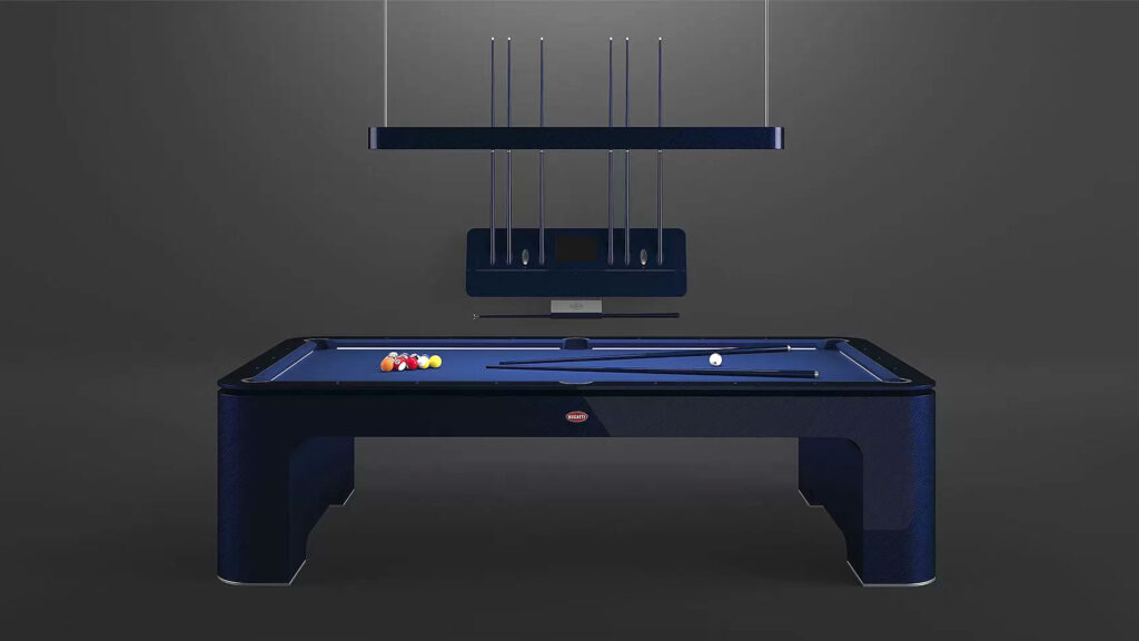Bugatti Carbon Fiber Pool Table