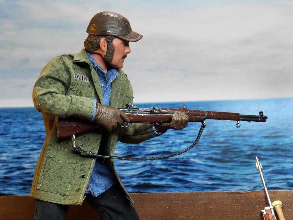 The First JAWS Quint 8inch Clothed Action Figure In Robert Shaw’s