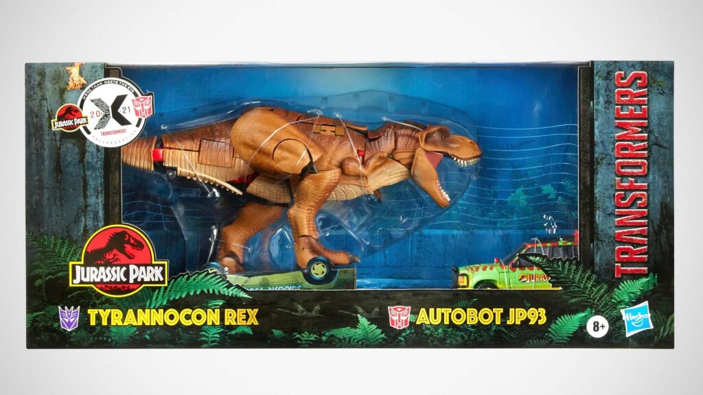 Jurassic Park x Transformers Transforming Action Figure Set