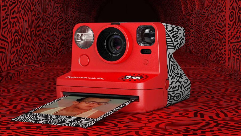 Polaroid x Keith Haring Now Camera