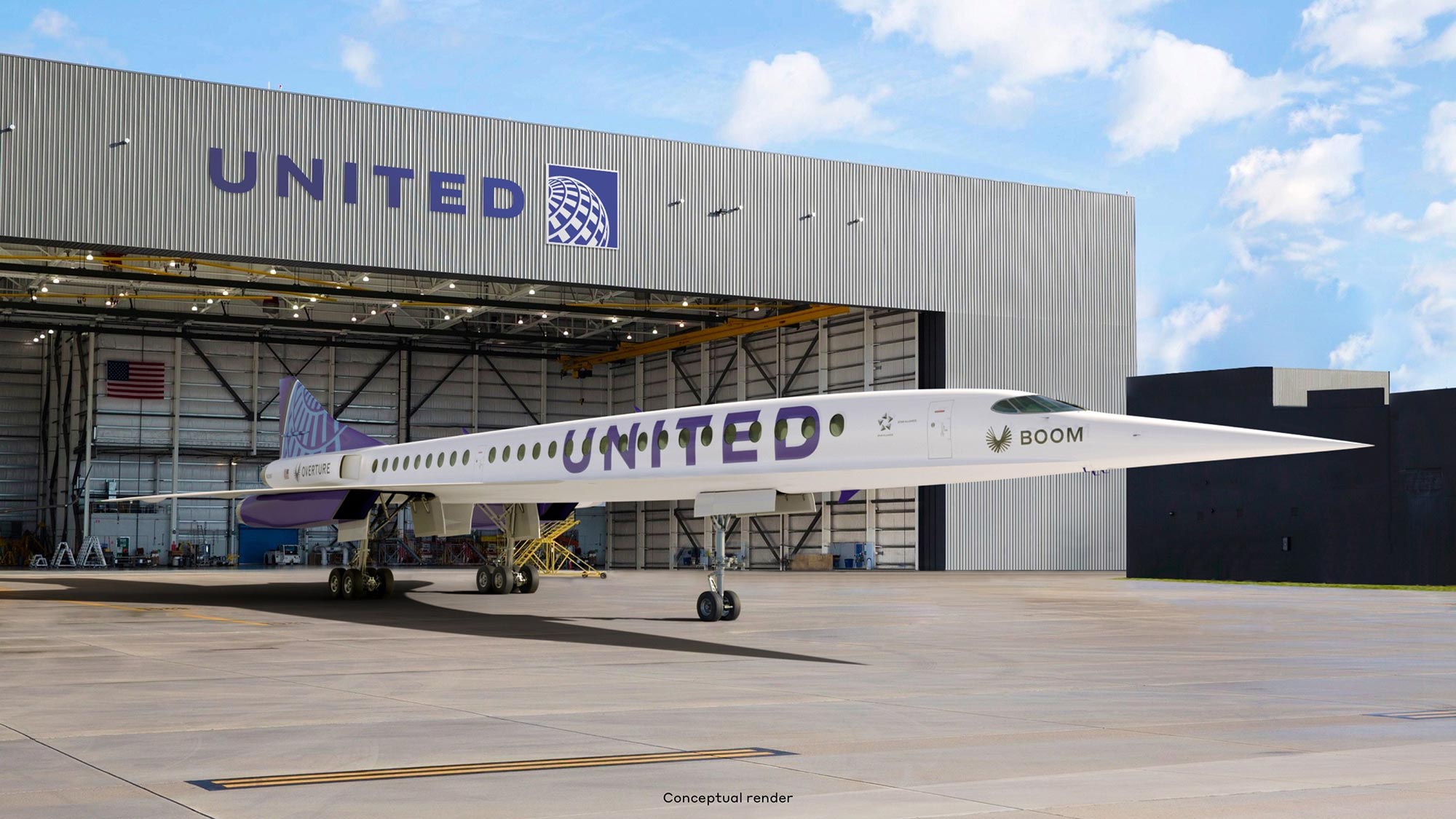 United Airlines Buy Boom Overture Supersonic Jets