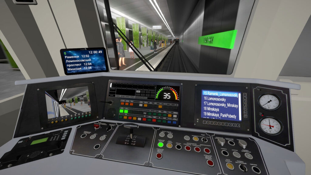 Metro Simulator Video Game on Consoles