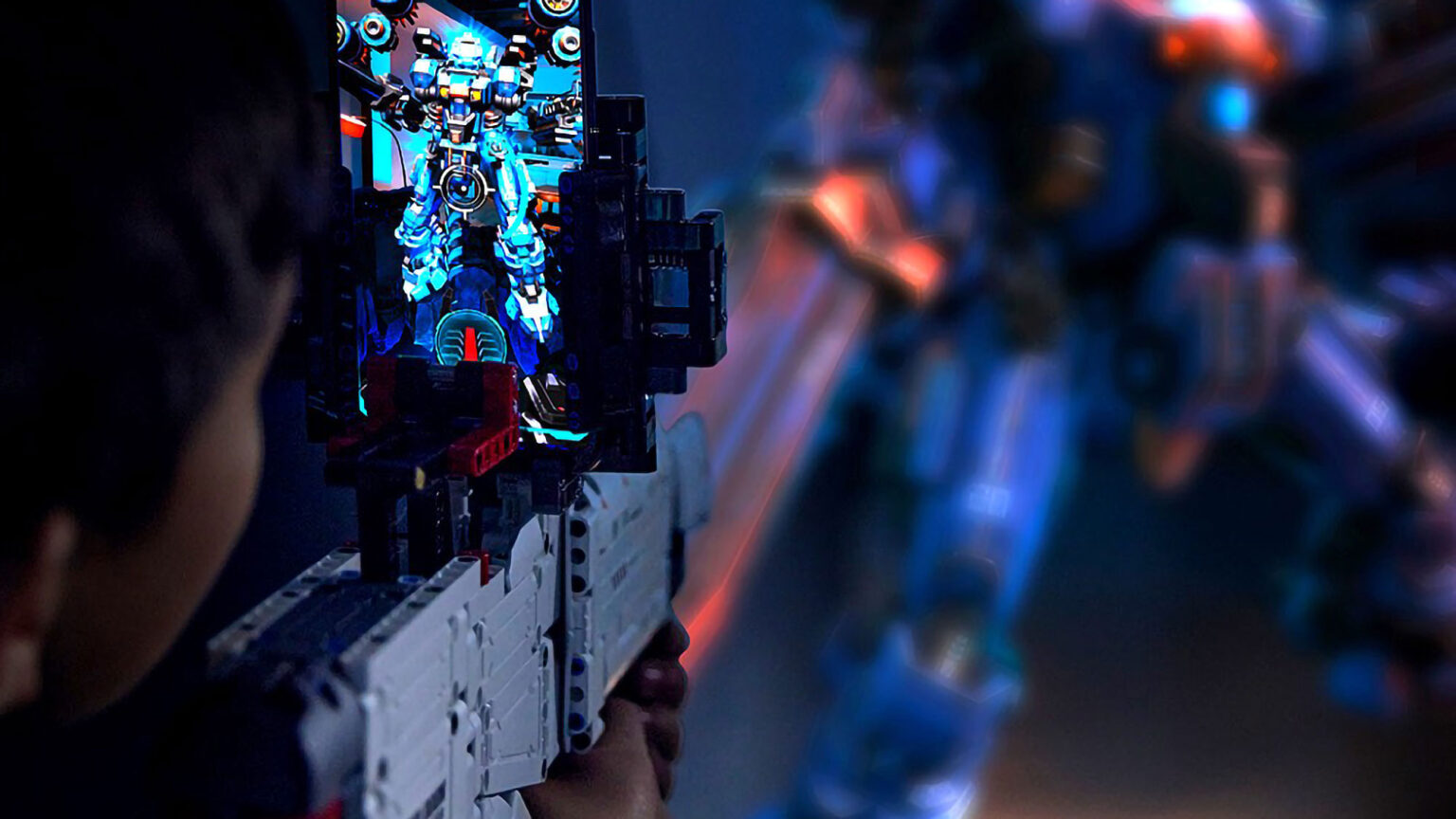 ONEBOT Is A LEGO Technic Style Augmented Reality Toy Gun That Shoots