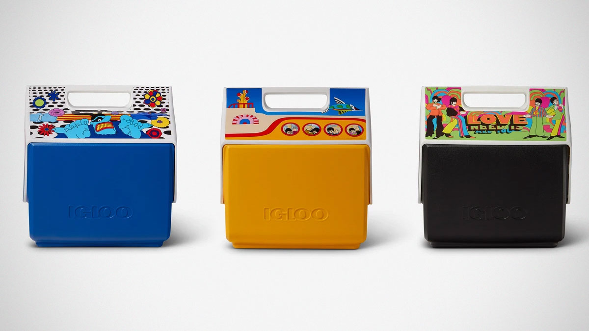 The Beatles Arrives To Igloo Coolers With The Beatles Yellow Submarine