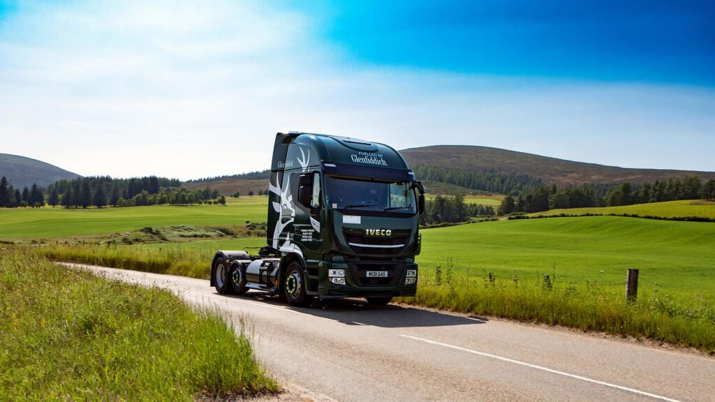 Glenfiddich Whisky Waste Powered Trucks