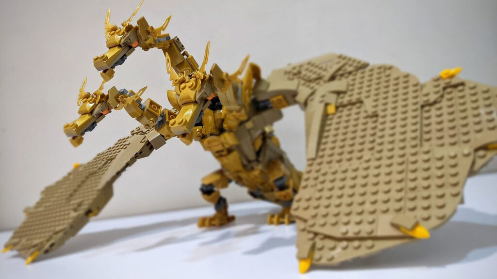 LEGO MOC King Ghidorah by Chubbybots