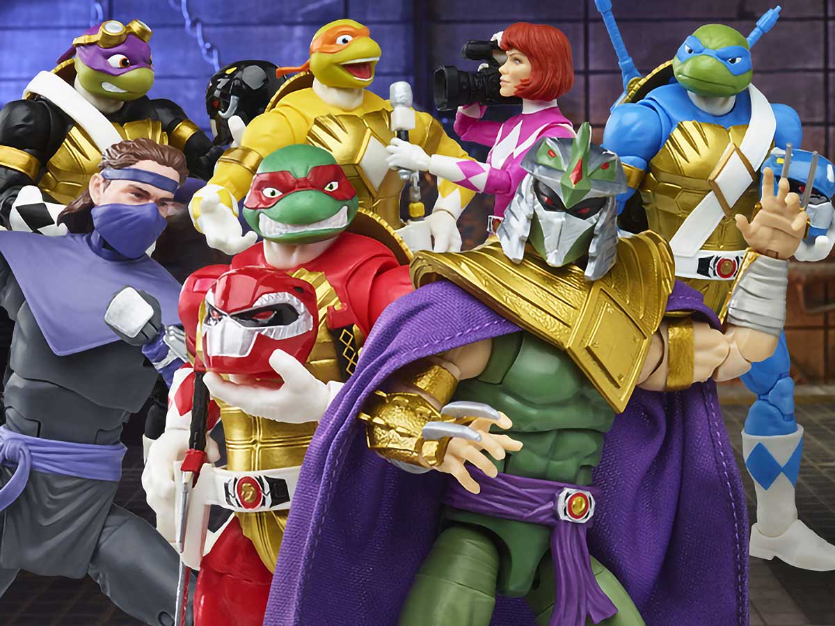 Power Rangers x Teenage Mutant Ninja Turtles Action Figures