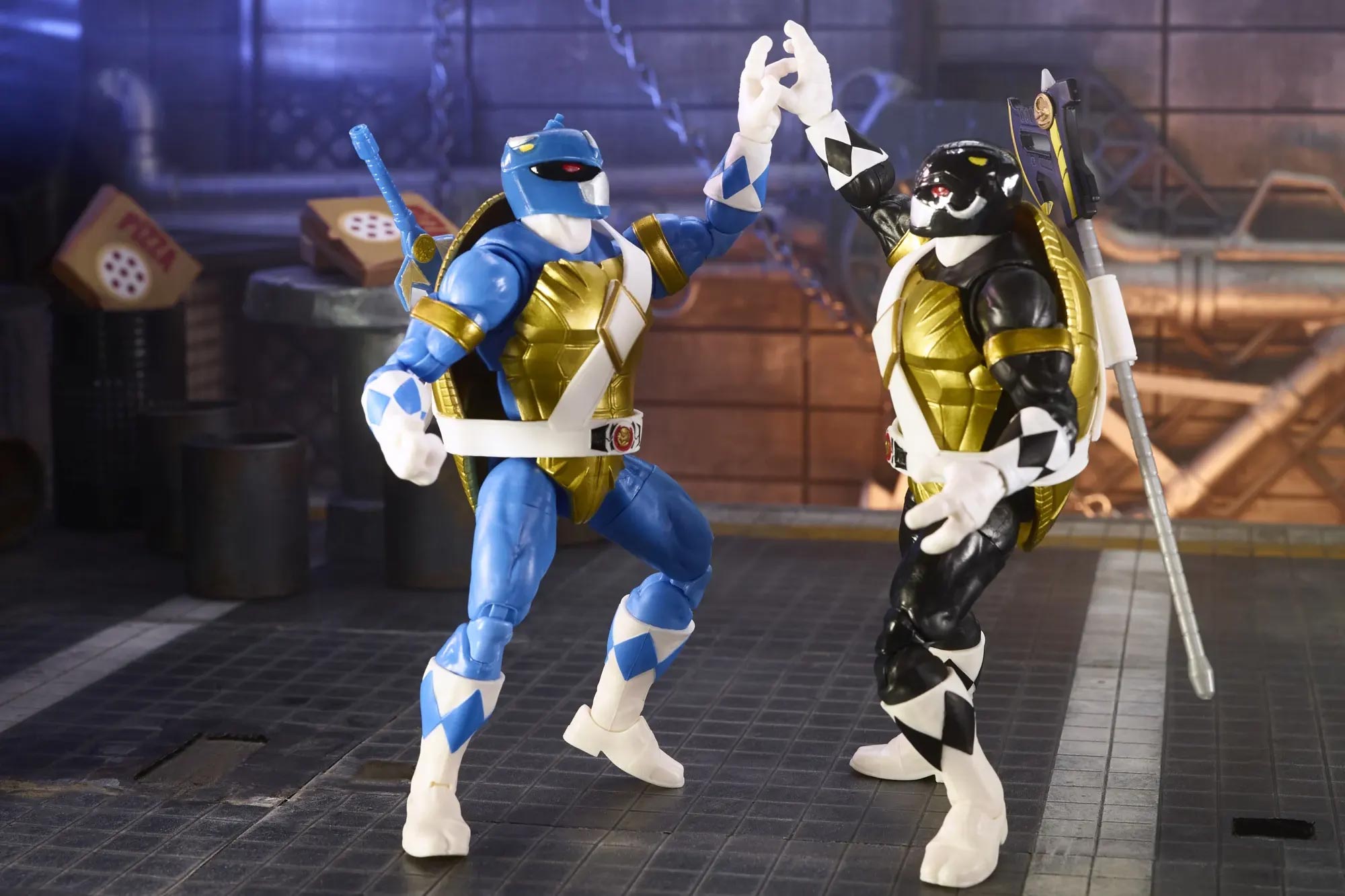 Power Rangers x Teenage Mutant Ninja Turtles Action Figures