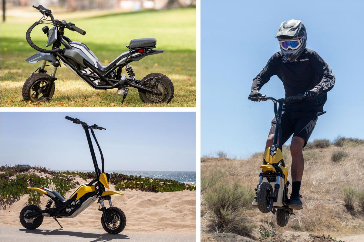 Splach Transformer This Splach-Transformer Is A Standup Scooter And A Mini, Electric Dirt ...