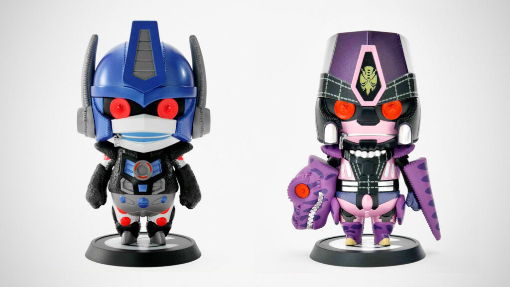 Cutie 1 Beast Wars Convoy and Megatron Figures