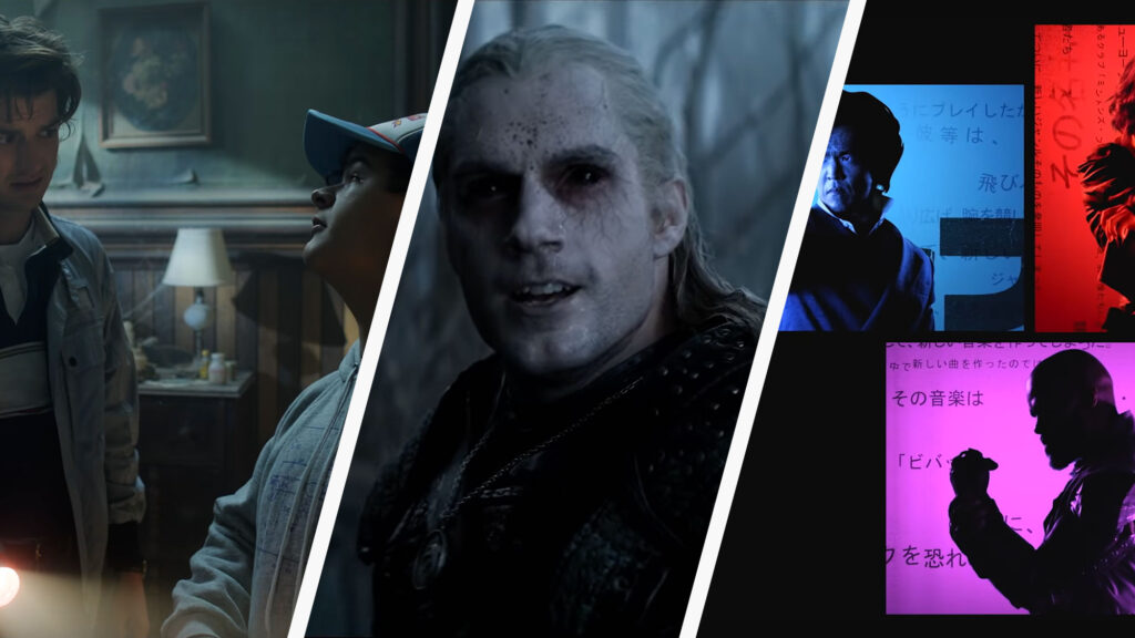 Stranger Things 4, Witcher 2, Cowboy Bebop